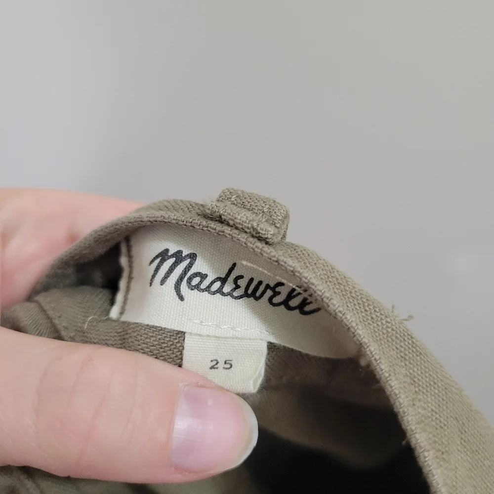 Madewell High-Rise Cargo Fatigue Pants 25 green - Picture 5 of 6